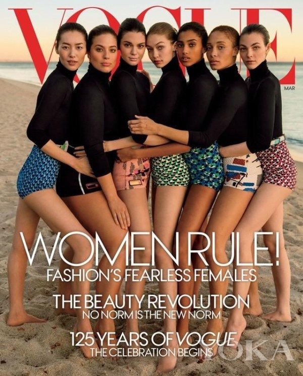 图片来源：models.com美国版《VOGUE》3月刊